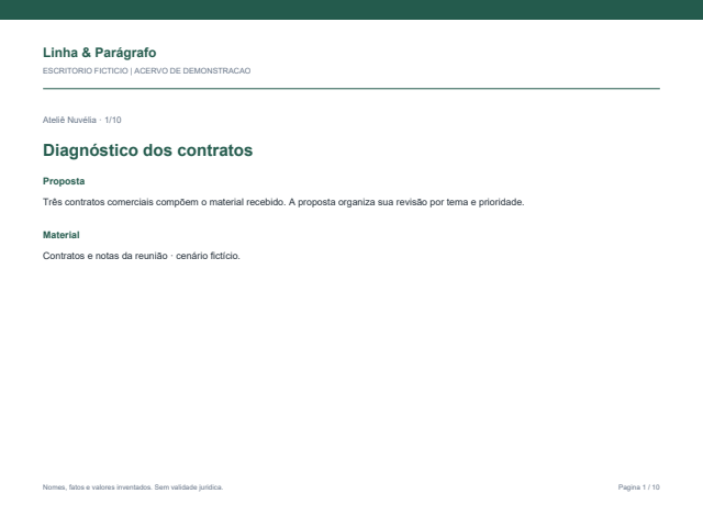Plano de trabalho · página 1 de 10
